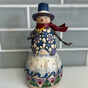 Heartwood Creek Jim Shore Snowman Winter's Spirit Figurine